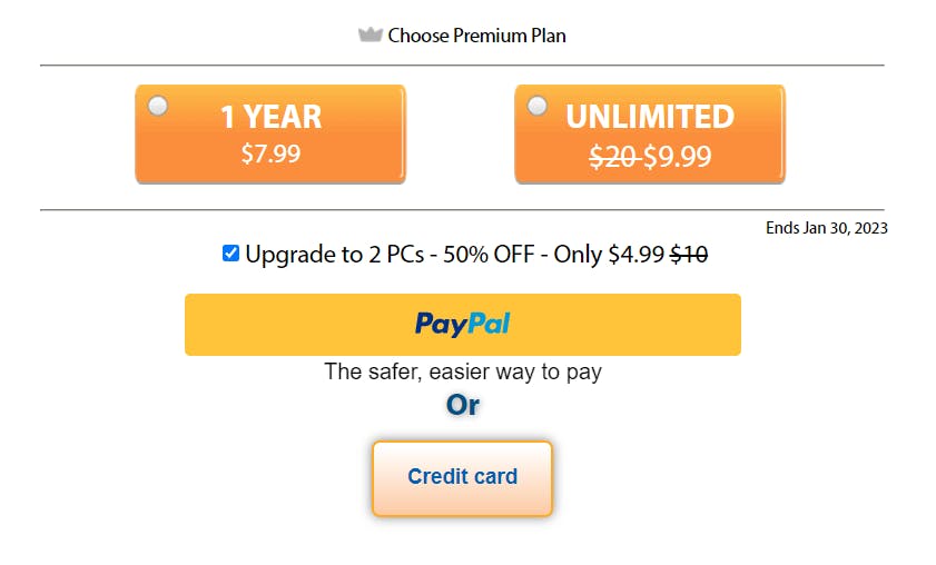 by click downloader pricing