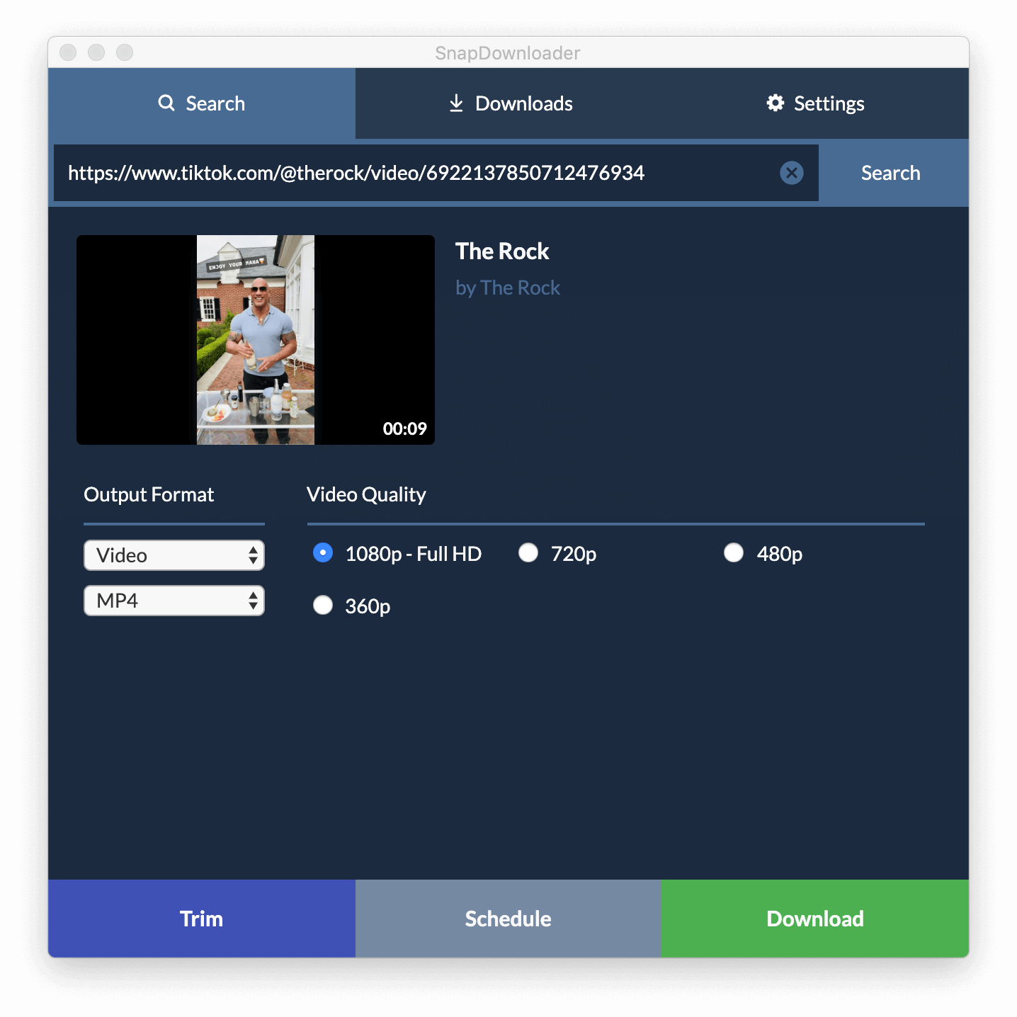 Download TikTok videos in MP4